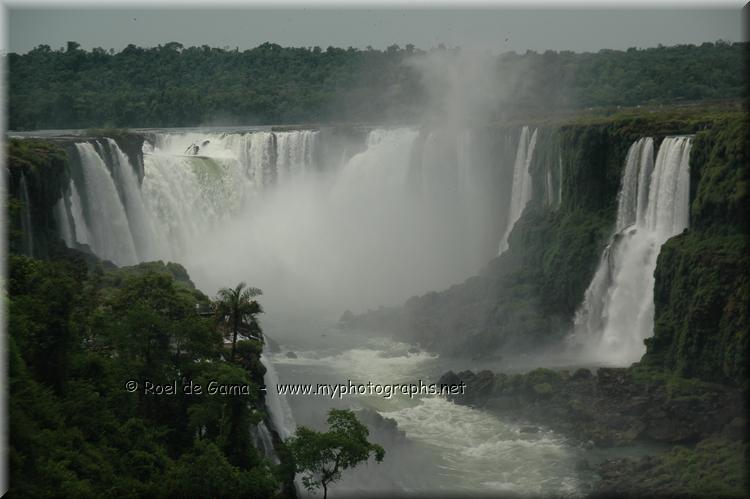 Iguazu Watervallen (uitzicht vanuit Brazilie)