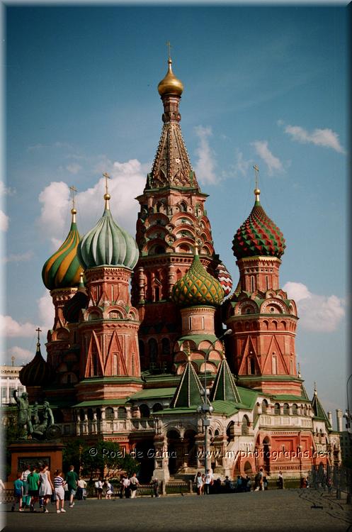 Moskou: St Basil Kathedraal